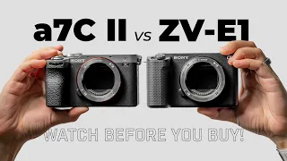 Sony a7C II vs ZV-E1 | Which one should you buy?