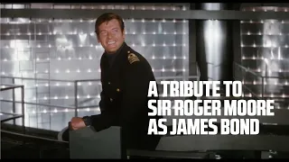 Sir Roger Moore as James Bond