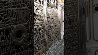 روضہ رسول اللہ 🌹🌹☝️☝️#masjidnabawi #madina #ytshorts #islamicvideo #shorts #allahﷻ #viralvideo