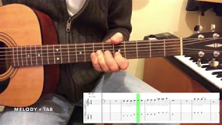 Besame Mucho CHORDS + MELODY GUITAR TAB | gitarsuli.hu