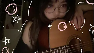 bubble gum by clairo cover but it's dark and im tired