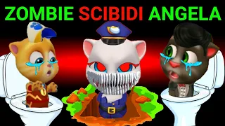 ZOMBIE SCIBIDI ANGELA - My Talking Tom Friends - AMONG US - R.I.P ALL FRIENDS