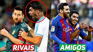 Suarez e Messi: De RIVAIS a MELHORES AMIGOS