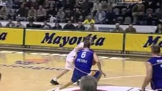 Partizan - Ural Great  85:80 (24.10.2001) Euroleague 3rd & 4th quarter