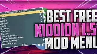 BEST MOD MENU GTA 5 ONLINE 1 57   KIDDIONS MOD MENU  UNDETECTED 2021