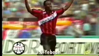 Tony Yeboah (Eintracht Frankfurt) - 15/06/1991 - Eintracht Frankfurt 4x0 Stuttgart - 1 gol