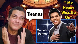 MARCELITO POMOY  - My Heart Will Go On  | REACTION