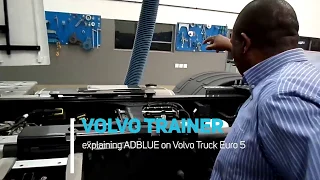 VOLVO TRAINER EXPLAINING ADBLUE ON #VOLVO EURO 5 TRUCK TO ZAMITA TRAINERS-(TOT)