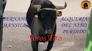 Toro en cuerda de Las Alquerieas del N. P. 3 octubre 2022