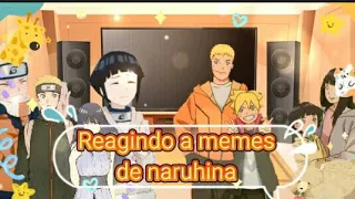 😇neji kiba naruko time 7 e hinata reagindo a memes de naruhina vai ter parti 2👉👈💜