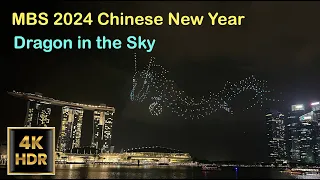 MBS Dragon Drone Show Marina Bay