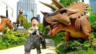 예준이의 공룡 테마파크 어린이 놀이공원 쥬라기 월드 공룡 박물관 Dinosaurs Park for Kids Playground