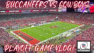 Buccaneers vs Cowboys Wild Card Playoff Game Vlog! Raymond James Stadium - 1/16/23!