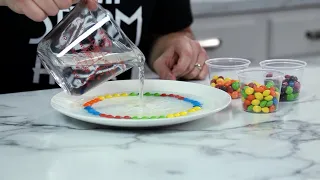 Skittle Diffusion Candy Science - 1 Minute Science