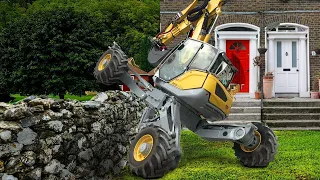 This is a walking Excavator ( Menzi Muck m545x).