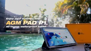 Introducing the AGM PAD P1 - the All-in-one Waterproof Tablet on the Market!