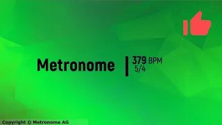 379 BPM 5/4 Metronome
