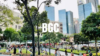 [4K] Bonifacio Global City (BGC) Sunday Afternoon Walk | Forbes Town, High Street, Serendra, 38th St