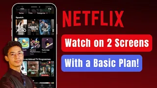 How to Watch Netflix on 2 Screens with Basic Plan !