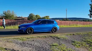 Test run after fitting Eibach springs on a M135i