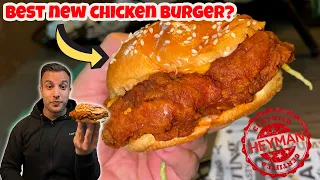 A NEW Spicy Chicken Burger? THE BEST WING Platter I've Had!