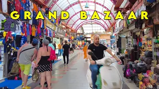 Marmaris Grand Bazaar Tour - Fake Clothes Markets l Turkey 4k