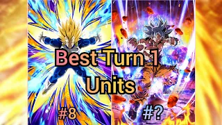 Top 10 OVERPOWERED Turn 1 Units in Dokkan Battle!