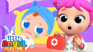 Doctor Jill You're So Brave | A Boo Boo Song | Little Angel Kids Songs