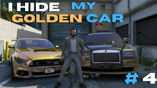Hiding MY Golden luxury Car || Gta 5 hindi  || #gta5ep4