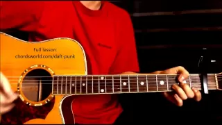 Lose Yourself To Dance Chords "Daft Punk" ChordsWorld.com Guitar Tutorial