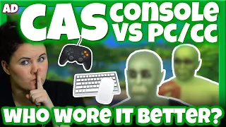😎 SIMS 4 CAS - CONSOLE VS PC 🎮 | Who Wore It Better? 👕 | Console Players *NEED* CC 😭 | #ad