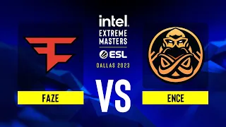 FaZe vs. ENCE - Map 2 [Overpass] - IEM Dallas 2023 - Upper bracket