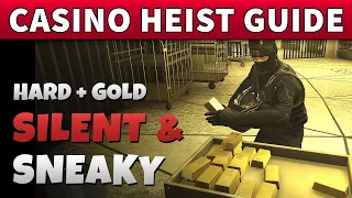 Casino Heist SILENT AND SNEAKY Guide 2 Players | GOLD + Hard Mode + Stealth UNDETECTED (GTA Online)