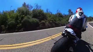 Bmw S1000RR- Highway 49, hairpin 48 degree lean angel