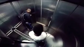 Que cagada al marica | broma en el | video completo se caga en el ascensor