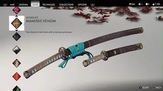 Ghost of Tsushima All sword kits (+ all dlc)