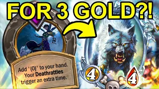 3 GOLD To Finish a QUEST With AMAZING REWARDS! | Hearthstone Battlegrounds