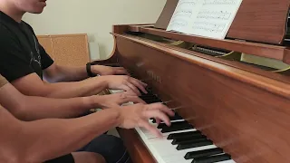 Dragon Boy from Spirited Away Piano Duet 4 Hands | 千と千尋の神隠し