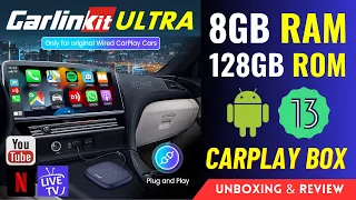 New Carlinkit ULTRA - 8GB RAM Android 13 🌟  UNBOXING REVIEW