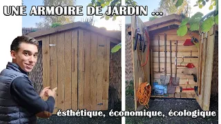 Fabriquer une armoire de jardin en bois de récup !