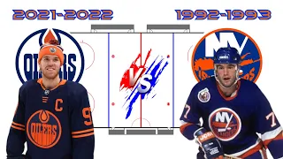 vs hockey | Connor McDavid (S 2021-2022) vs Pierre Turgeon (S 1992-1993)