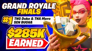 🏆 1ST PLACE in GRAND ROYALE FINALS ($285,000) w/ Bugha & Mero 🏆