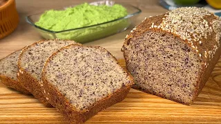 Live 100 years and eat healthy bread! Keto bread that helps you lose weight. No eggs, no flour