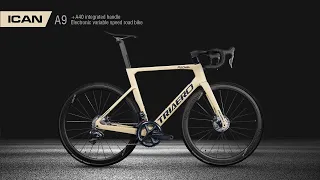 The Road Bike Great build: How to build ICAN Road Bike A9 Of Beige Color