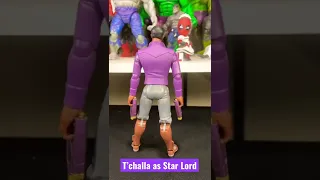 What if…? T’Challa became Star Lord | Marvel Legends Disney Plus Wave #shorts
