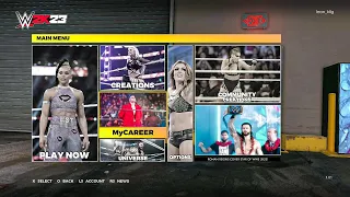 WWE 2K23 First Look: Main Menu & Road To WrestleMania Concept!