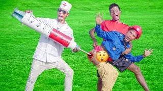 Must Watch New Special Comedy Video 2023😎Totally Amazing injection Comedy Video E196 B @FamilyFunTv1