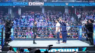 FINN BÁLOR CHALLENGES ROMAN REIGNS WWE SMACKDOWN FULL SEGMENT