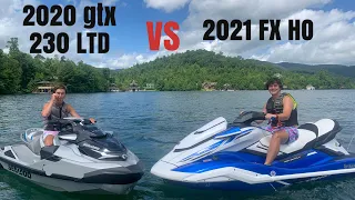 2021 YAMAHA FX HO V.S. 2020 SEADOO GTX 230