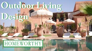OUTDOOR LIVING DESIGN | Expansive Courtyards, Quaint Terraces, and Charming Patios